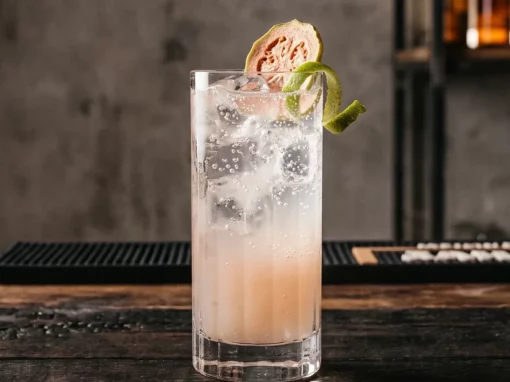 Rauchiger Guaven Fizz – alkoholfreier Cocktail